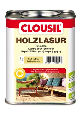 CLOUSIL HOLZLASUR - COLORED VARNISH WOOD PROTECTION
