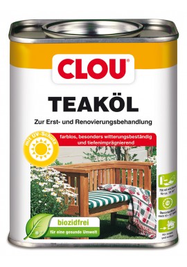 CLOU TEAKÖL (OIL) - FOR FURNITURE AND WOODEN TEAK